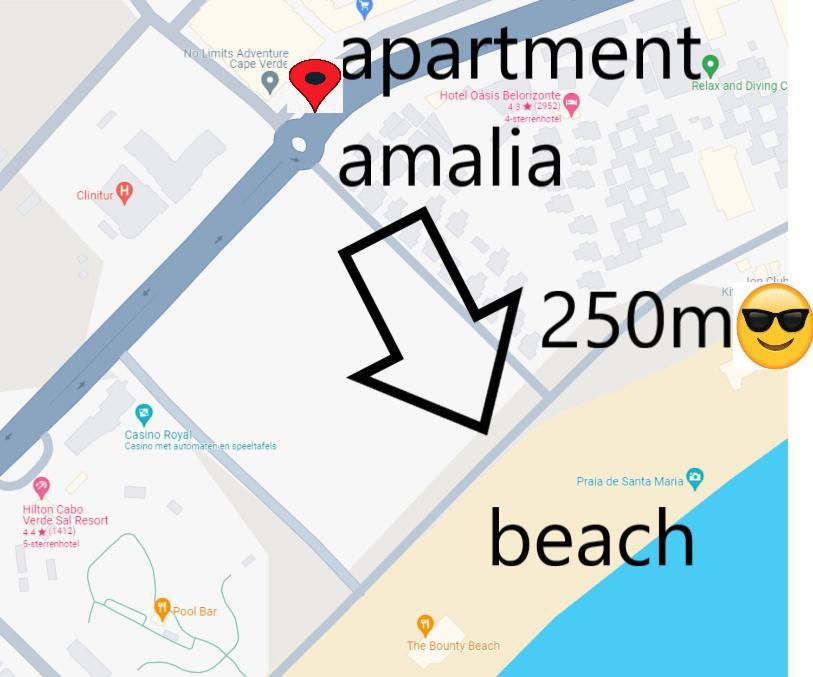 Appartement Amalia Sal Santa Maria Dış mekan fotoğraf